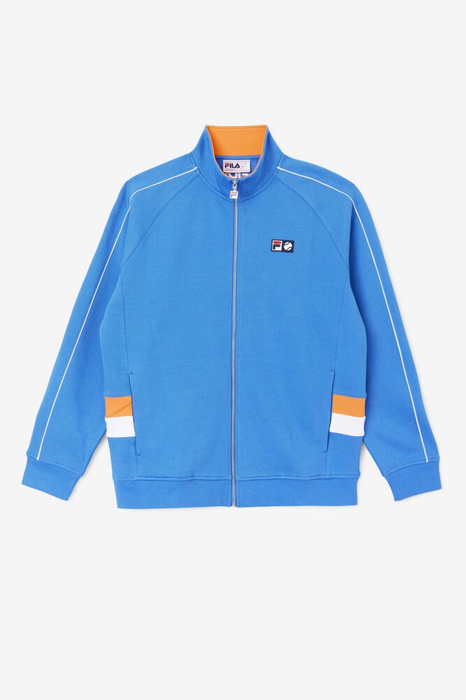 Fila Sutton Track Jacket Blue - Mens - 85623HQCB